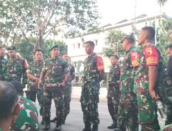 Kodim 0832/Surabaya Selatan Ikut Mengamankan Surabaya Bersholawat