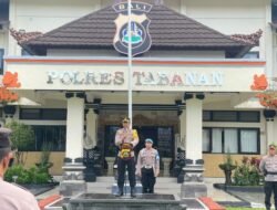 Polres Tabanan Apel Siaga Hari Buruh (May Day) di lapangan Apel Polres Tabanan