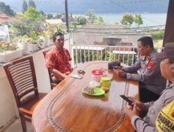 Kapolsek Baturiti Melaksanakan Silaturahmi dengan Tokoh Agama Kampung Muslim Banjar Candi Kuning 2 Desa Candi Kuning