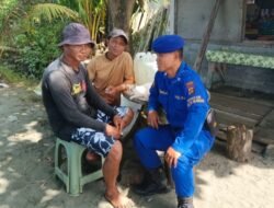 Satuan Polairud Polres Karangasem Patroli Himbau Nelayan di Pesisir Pantai Tanah Ampo