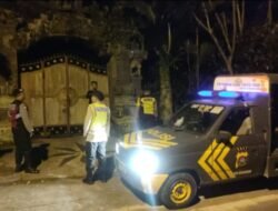 Polsek Bebandem Gelar Blue Light Patrol Waspada Kejahatan Curas, Curat, dan Curanmor di Wilkum Bebandem