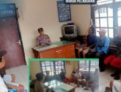 Melalui program Jum’at Curhat, Kapolsek Padangbai Dengarkan Keluhan dan Masukan Buruh Pelabuhan