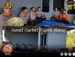 Kapolsek Abang Laksanakan Jum’at Curhat Bersama Kelompok Tani Werdi Tunggal