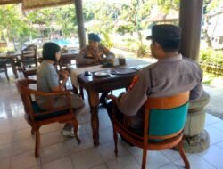 Kasat Polairud Koordinasi dengan Pengelola Hotel Puri Bagus, Candidasa