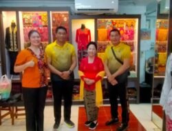 Kapolsek Kediri di Dampingi Waka Silaturahmi ke Toko Nyoman Kediri