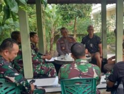 Jalin Sinergitas TNI-Polri, Kapolsek Kerambitan Silaturahmi ke Koramil 1619-05 Kerambitan