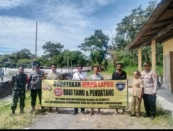 Bhabinkamtibmas Desa Labasari Laksanakan Giat Pengecekan Penduduk Pendatang di Desa Labasari, Kecamatan Abang
