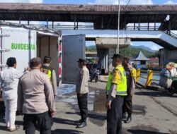 Jelang Kegiatan WWF, Polsek Padangbai Perketat Pintu Masuk Bali di Pelabuhan Padangbai