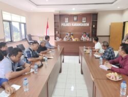 Satuan Intelkam Polres Karangasem Evaluasi Kesiapan Pengamanan Pilkada dan KTT WWF