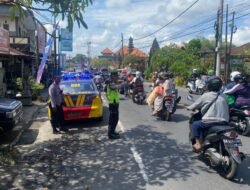 Kapolsek Kerambitan Pimpin Langsung Strong Point Pagi