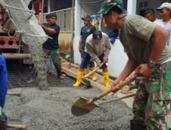 Lanjut Pengecoran Hari Ke Empat TMMD 120, Kejar Pencapaian Target