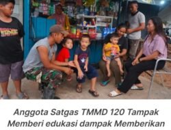 Satgas TMMD 120 Batam Beri Edukasi Dini, Cegah Kecanduan Gedget Terhadap Anak Anak