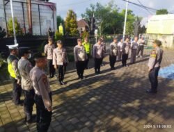 Polsek Tabanan Gelar Apel Cipta Kondisi Imbangan Ops Puri Agung KTT WWF