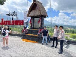 Polres Tabanan Amankan Kunjungan Delegasi KTT WWF Dari Negara Hungaria Ke DTW Jatiluwih