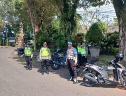 Polsek Tabanan Amankan Rute Kunjungan Delegasi WWF ke Wilkum Polres Tabanan