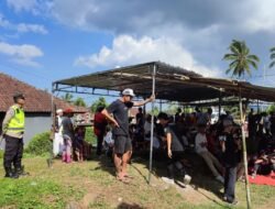 Polsek Selbar Beri Pengamanan giat Lomba Menembak Di Desa Tiying Gading.