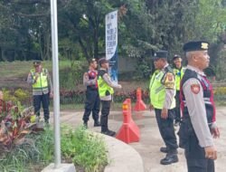 Kapolsek Kediri Pimpin Pam Jalur dan Lokasi Kunjungan Delegasi China ke Water Museum Mandala Mathika Sanggulan