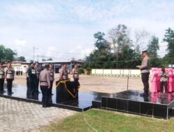Kapolres Belitung Timur Pimpin Sertijab 8 Kasat Anggota Polres Belitung Timur 