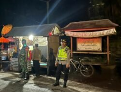 Sukseskan KTT WWF Polsek Rendang Tingkatkan Patroli Gabungan TNI POLRI Cegah Gangguan Kamtibmas