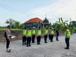 Polres Karangasem Amankan Rangkaian Ibadah Waisak di Vihara Budha Ratana