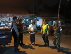 Polsek Bebandem Menghimbau Waspada Kejahatan Curas, Curat, dan Curanmor di Wilkum Bebandem dalam Patroli Blue Light Patrol