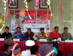 Kasat Binmas Dampingi Kapolres Karangasem Giat Jum’at Curhat di Aula Kantor desa rendang Karangasem