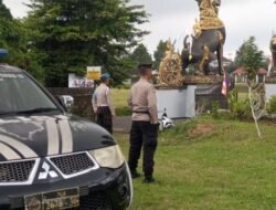 Polsek Baturiti Amankan Kegiatan Persembahyangan Umat Budha Memperingati Hari Raya Tri Suci Waisak 2568 B.E/2024
