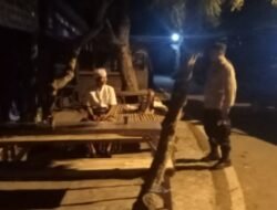 Cegah Gangguan di Malam Hari, Anggota Polsek Padangbai Tingkatkan Kegiatan Patroli Malam / Blue Light Patrol
