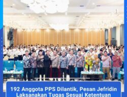 129 Anggota PPS di Lantik, Pesan Jefridin Laksanakan Tugas Sesuai Ketentuan