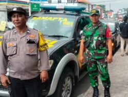 Pengamanan Pelepasan Jemaah Haji Kecamatan Kediri Tahun 1445 H/2024 M