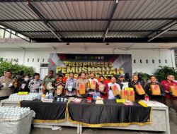 Polresta Malang Kota Bersama Forkopimda Musnahkan Barang Bukti Barbagai Jenis Narkoba