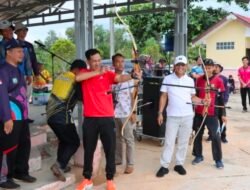 Wakapolres Belitung Timur menghadiri Pembukaan Perpani Cup 1 Kab. Beltim