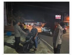 Polsek Badau Berikan Kenyamanan Ke Masyarakat Rutin Patroli Cegah Aksi Kriminal 