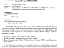Dugaan Korupsi Oleh Mantan Pejabat Dinas Pemberdayaan Masyarakat dan Desa Jember Dilaporkan ke APH