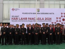 Hari Lahir Pancasila, 79 Personel Polresta Bandara Diganjar Penghargaan
