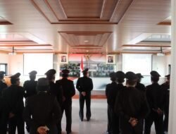 Polres Tabanan Ikuti Upacara Peringatan Hari Lahir Pancasila 2024 Secara Virtual