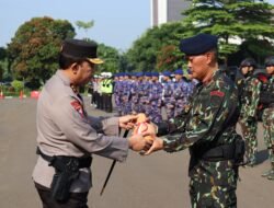 Menyambut Hut Bhayangkara ke-78, Polda Banten gelar Apel Pemberangkatan Tradisi Pengambilan Air Suci