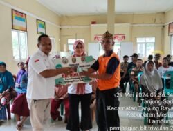 Pemdes Tanjung Sari Salurkan BLT DD Tahun 2024 Tahap ke-2
