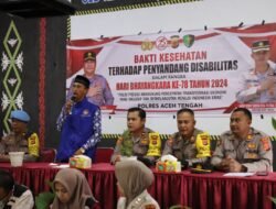Sambut Hut Bhayangkara 78, Polres Aceh Tengah Gelar Bakti Kesehatan Bagi Penyandang Disabilitas