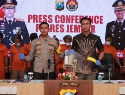 Operasi Sikat Semeru Berhasil Ungkap Sejumlah Kasus, Kapolres Jember Sampaikan Terimakasih Kepada Masyarakat