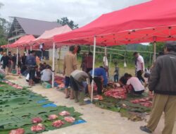 Masyarakat Kampung Merie Satu Potong 10 Ekor Hewan Kurban Tahun Ini