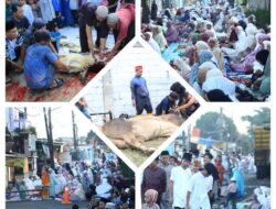 RATUSAN WARGA BAYUR KALI MENGIKUTI SHOLAT IDUL ADHA DI MASJID AL-WIFAQ
