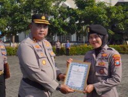 Upacara HKN, Polresta Sidoarjo Apresiasi Polwan Berprestasi Internasional