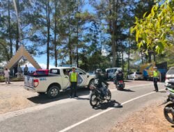 Ciptakan Kamseltibcar Lantas Di Lokasi Wisata, Satlantas Polres Aceh Tengah Lakukan Patroli Dan Pengaturan