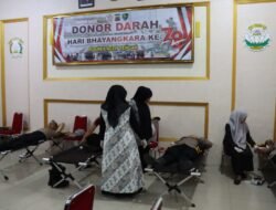 Sambut Hari Bhayangkara 78, Polres Aceh Tengah Gelar Bakti Kesehatan Donor Darah