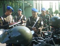 Kodim 0817/Gresik Adakan Pengecekan Kendaraan Dinas (Randis) Berkala