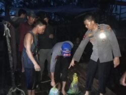 Gabungan Sat Polairud Polres Beltim Dan Direktorat Polairud Polda Babel Lakukan Penangkapan Rajuk Tower Ilegal Sungai Manggar