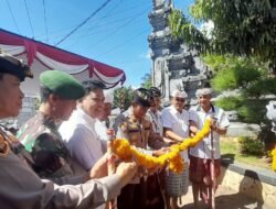 Kapolres Karangasem Resmikan Fasilitas Air Bersih di Desa Datah dalam Rangka HUT Bhayangkara ke-78