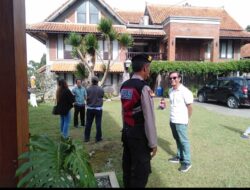 Personil Polsek Baturiti Pengamanan Giat Persembahyangan/Misa Minggu Umat Kristen