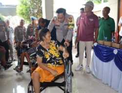 Bakti Kesehatan Terhadap Penyandang Disabilitas di Desa Bengkala dalam Rangka Hari Bhayangkara Ke-78 Tanggal 1 Juli 2024